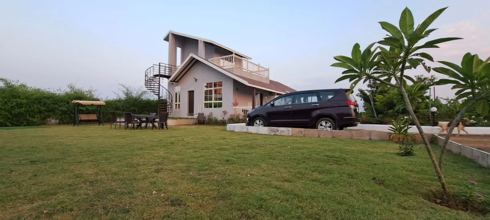 blossom farmstay villa in nashik for families